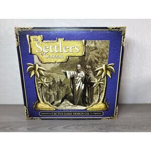 The Settler of Cataan‎ Bible Board Game- Cactus Game -Complete-  EUC